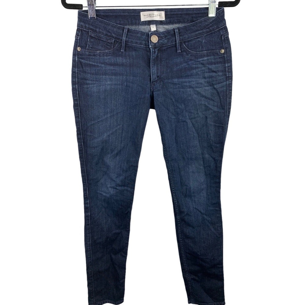 Habitual Womens Jeans Denim Blue Alice Skinny Size 26 X 27” Inseam